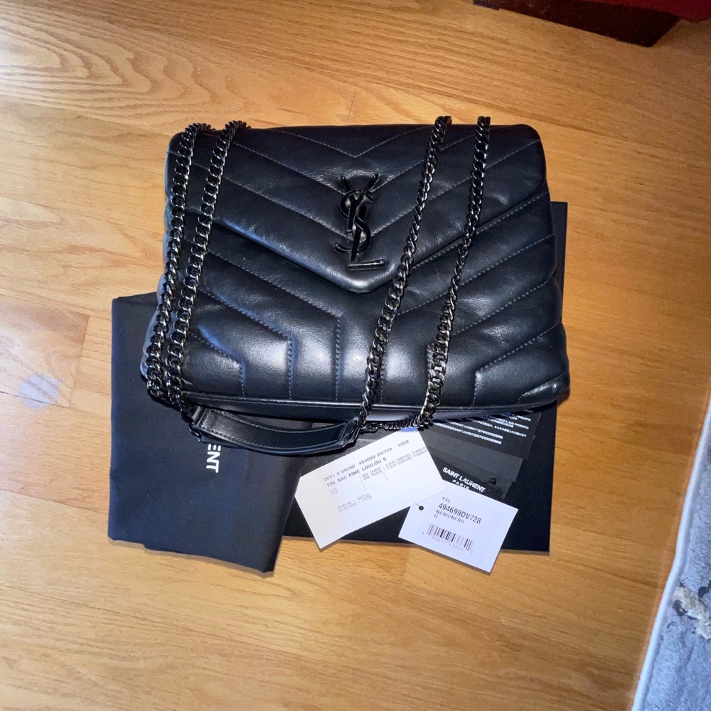 Lou small ysl chain bag 100% authentic